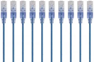 Monoprice 115158 Cat6a Ethernet Patch Cable   5 Feet   Blue | Network 