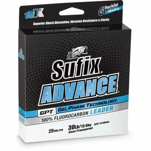 684-030C | Sufix Advance 30 lb Clear Fluorocarbon Leader