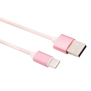 EUTC102PN | Ematic 10ft Pink USB-C 2.0 to USB-A Cable