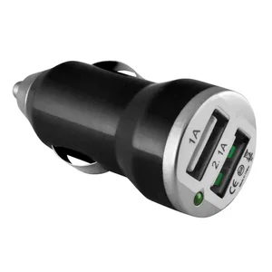 ECC08BL | Ematic 2.1-Amp Dual USB Car Charger - Black