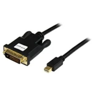 Startech MDP2DVIMM3B 3ft Mini Displayport To Dvi Cable, Mini Dp To Dvi