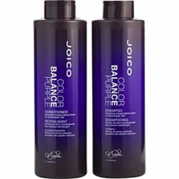 Joico 358714 By  Color Balance Purple Conditioner And Shampoo 1l 33.8o