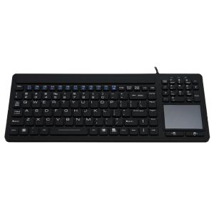 Accesschannel KB-IKB107 Solidtek Jh-ikb107 Mini Silicon Usb Kb. Black,