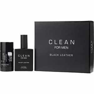 304608 | Dlish Clean Black Leather Gift Set for Men - EDT &