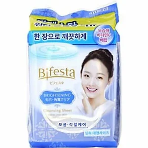 388034 | Bifesta Brightening Cleansing Sheets - 46 Sheets