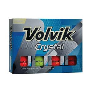 Volvik 9574 Crystal Golf Balls Assorted Colors 12pk