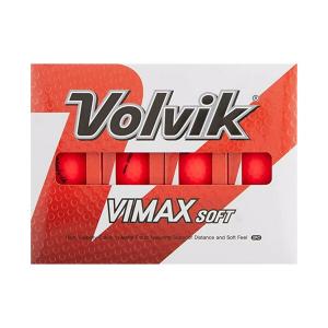 Volvik 9537 Vimax Soft Golf Balls Matte Red 12pk