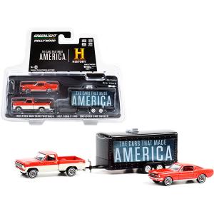 Greenlight 31120-A-B-C 1967 Ford F-100 Pickup Truck Orange And Cream W