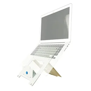Rgo R-Go Riser Adjustable Laptop Stand - Flexible & White