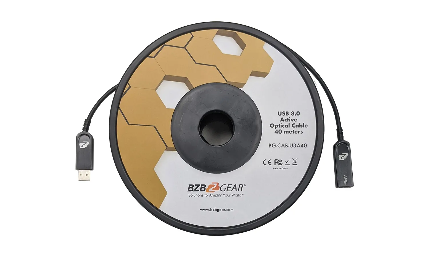Bzb BG-CAB-U3A50 164ft Usb 3.0 Active Optical Extension Cable - Type-a