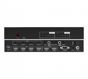 Bzb BG-UHD-42MG2 4x2 Hdmi 2.0 Matrix Switch With Audio De-embedding