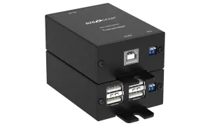 Bzb BG-USB-MR80 4-port Usb 2.0 Extender Over Cat.x Cable - 260ft