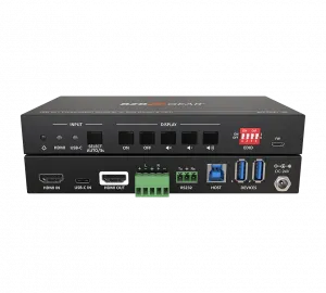 Bzb BG-PS21-4K 2-port 4k 60hz Kvm Switcher With Hdmi And Usb-c Inputs