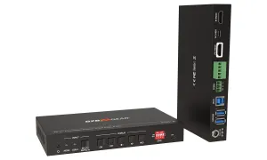 Bzb BG-PS21-4K 2-port 4k 60hz Kvm Switcher With Hdmi And Usb-c Inputs