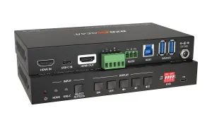 Bzb BG-PS21-4K 2-port 4k 60hz Kvm Switcher With Hdmi And Usb-c Inputs