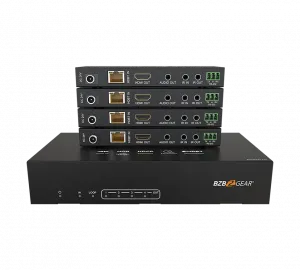 Bzb BG-UDA-E14 4k Uhd 1x4 Hdmi Hdbaset Splitter With Ir  Rs-232