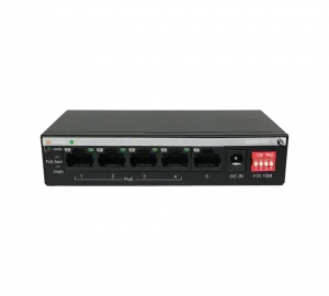 Bzb BG-4P1TE 5-port Gigabit Poe+ Ethernet Switch With Alert System