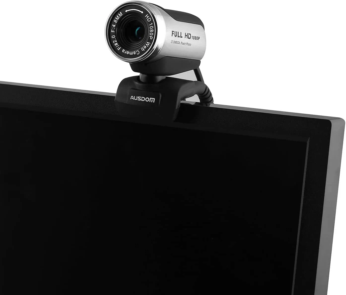 Ausdom AW615 Full Hd 1080p Wide Angle View Webcam With Anti-distortion