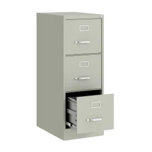 Hirsh 24857 Cabinet,22,3dr,ltr Ve,lgy