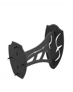 Skull SKH-SSM-BLK Single Shoulder Mount Black