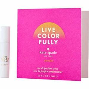 Kate 435357 Live Colorfully Sunset By  Eau De Parfum Spray Vial On Car