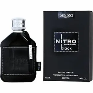 Dumont 425762 Nitro Black Pour Homme By  Eau De Parfum Spray 3.4 Oz Fo