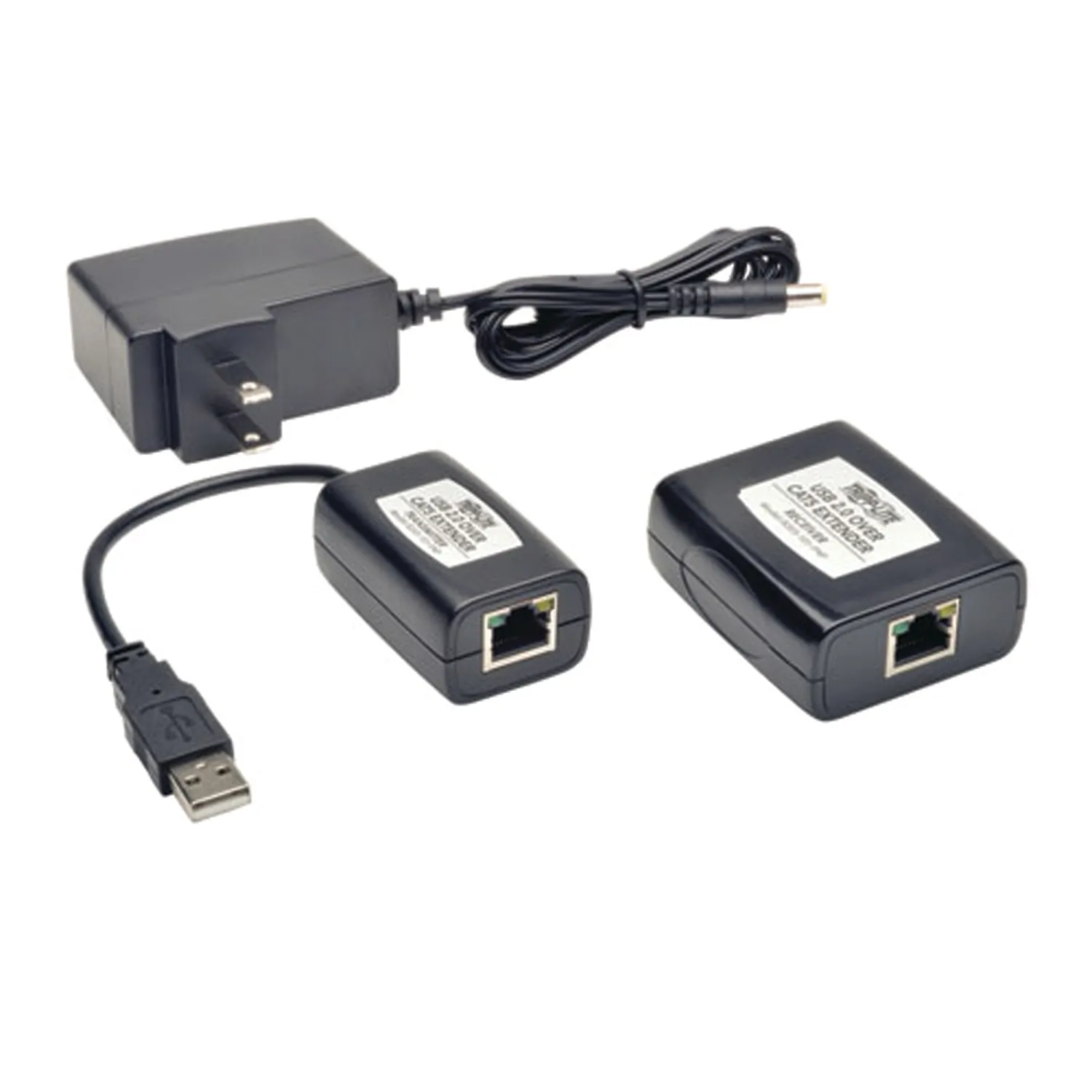 Tripp YE3774 , 1-port Plug-and-play Usb 2.0 Over Cat5cat6 Extender Kit