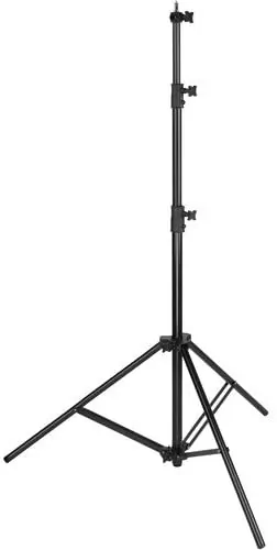 Impact LS-96HABI Heavy Duty Air Cushioned Light Stand  Black, 9.5'