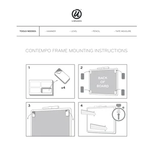260U00-04 | U Brands Magnetic Dry Erase Monthly Calendar,