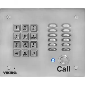 Viking VK-K-1700-IP Voip Stainless Steel Vandal Resistant Entry Phone 