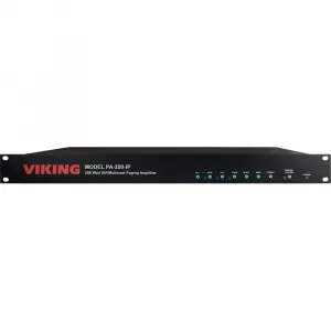 Viking VK-PA-250-IP 250w Sipmulticast Paging Amplifier With Advanced F