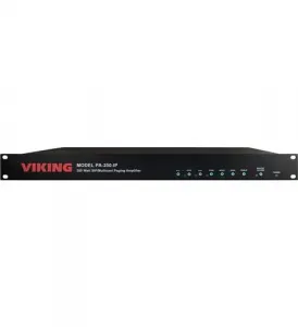 Viking VK-PA-250-IP 250w Sipmulticast Paging Amplifier With Advanced F