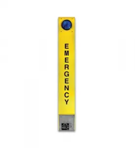 Viking VK-E-1600-BLTIPEWP Voip Ada Compliant Yellow Emergency Tower Ph