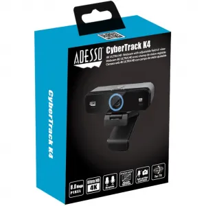 Adesso CYBERTRACK K4 Camera Cybertrack K4 4k Uhd Usb Webcam W Dual Mic