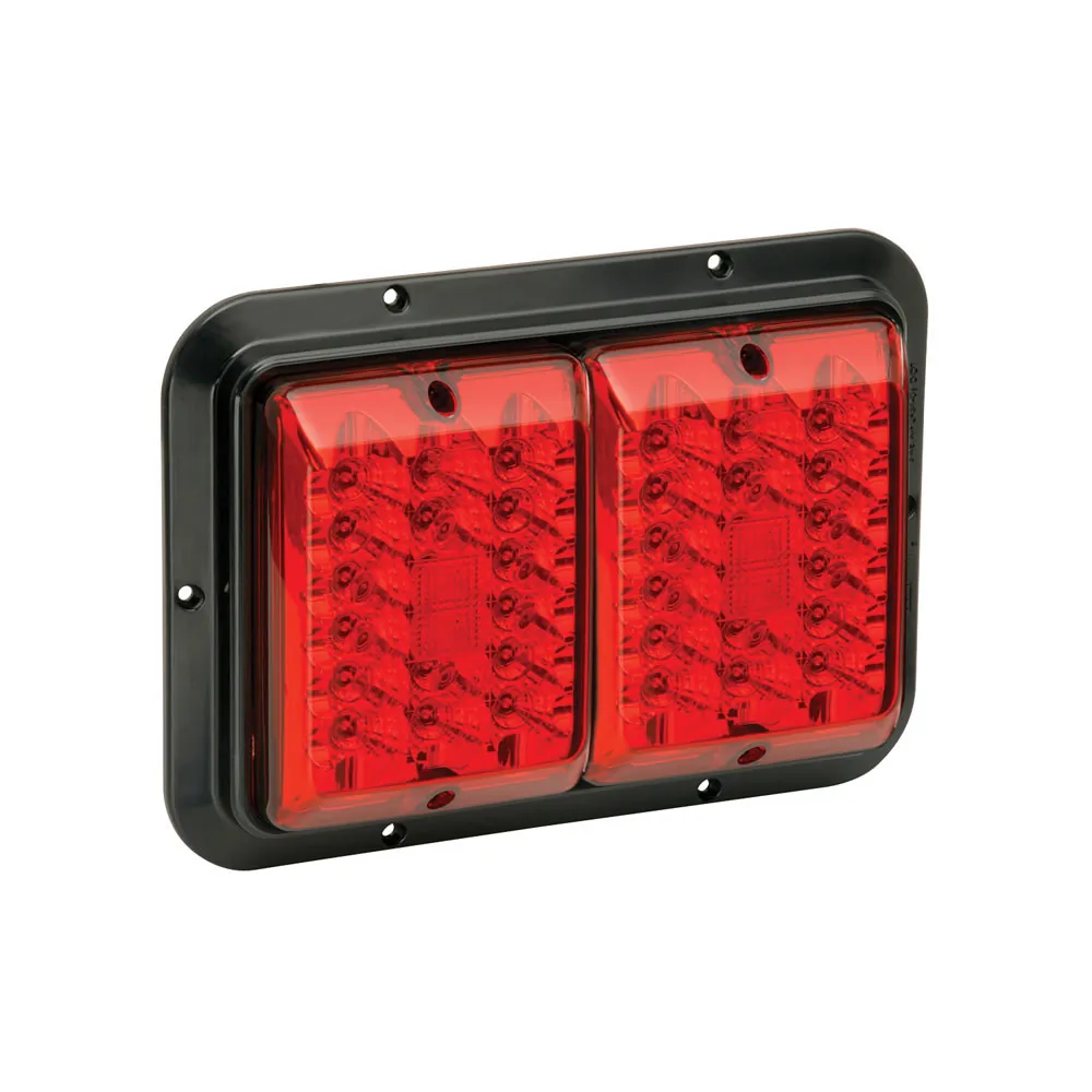 Bargman 4784610 84 Led Surface Mount Red Taillight With Black Base