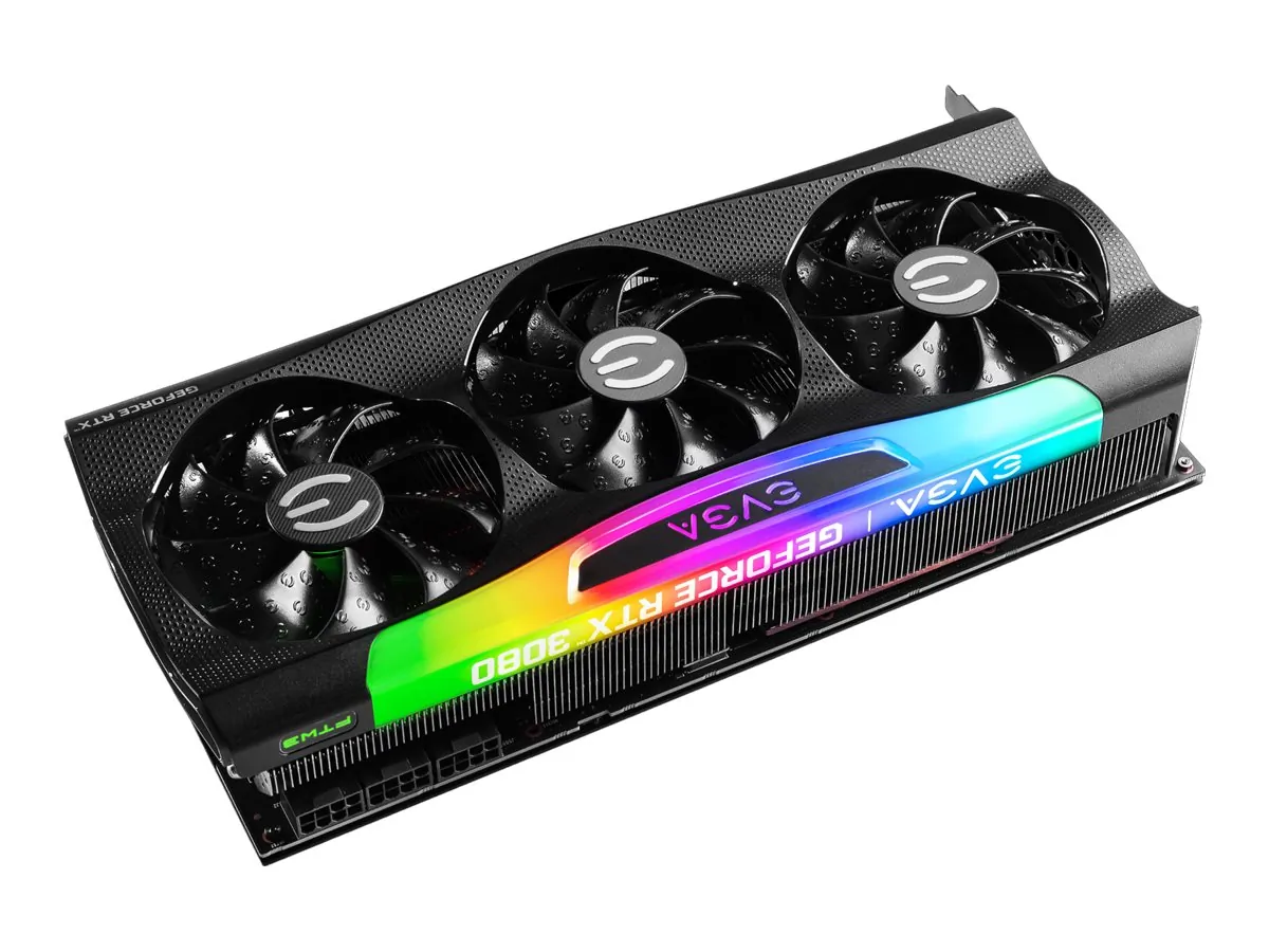 Evga 12G-P5-4877-KL Video Card 12g-p5-4877-kl Geforce Rtx 3080 12gb Ft