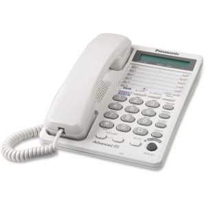 Panasonic KX-TS208W Standard Phone - White - 2 X Phone Line