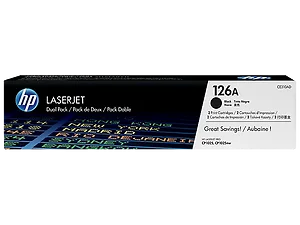 Hp 126A (CE310AD) Toner Cartridge - Dual Pack - Laser