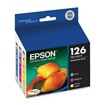 Original Epson T126520 Durabrite No. 126 Ink Cartridge - Inkjet - Cyan