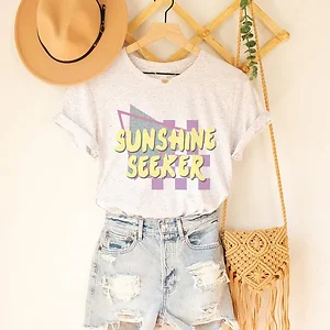 Rockledge Designs Llc Retro Sunshine Seeker Graphic Tee -