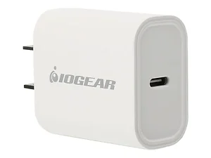 GPAWC20W | Iogear GEARPOWER 20W USB-C SMARTPHONE CHARGER,