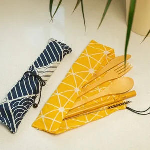 Bamboo Origins Maxin Eco-Friendly Bamboo Cutlery Set -