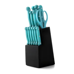 Megachef Stylish MegaChef 14-Piece Teal Cutlery Set