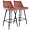 ELM-222-PNK | Elama Stylish Velvet Tufted Bar Chairs in
