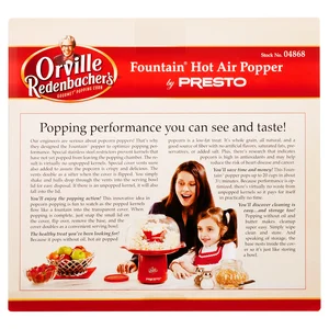 Presto Orville Redenbacher's Hot Air Popcorn Maker