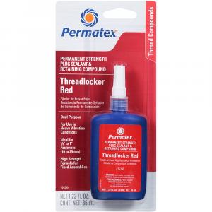 Permatex 26240 Permanent Strength Threadlocker Red Amp; Cupcore Plug S