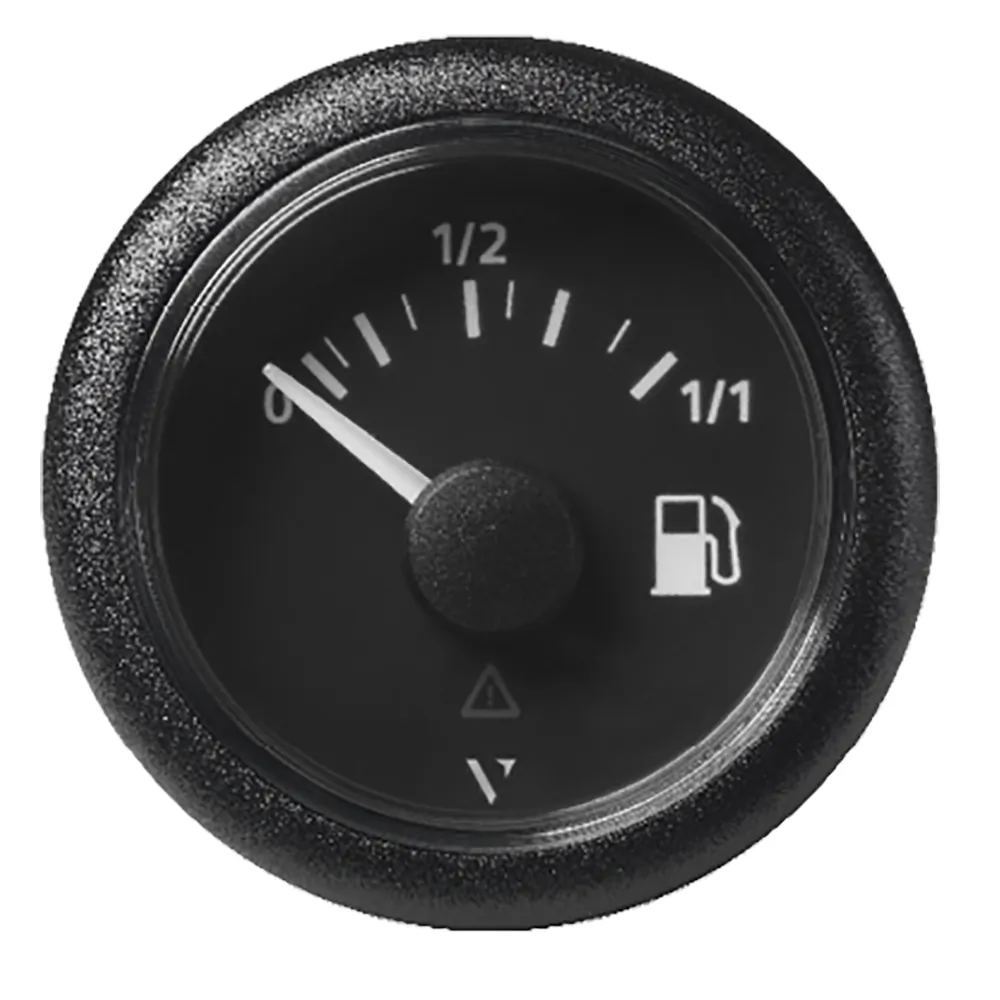 Veratron A2C59514082 52mm Viewline Fuel Gauge - 0-11 Ohm - Black Dial