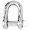 Wichard Marine Wichard 5mm Captive Pin D Shackle -