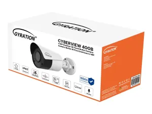 Gyration CYBERVIEW400B 4mp Cmos Uhd-ir Bullet Cam Ip6712v  Poe Fixed L