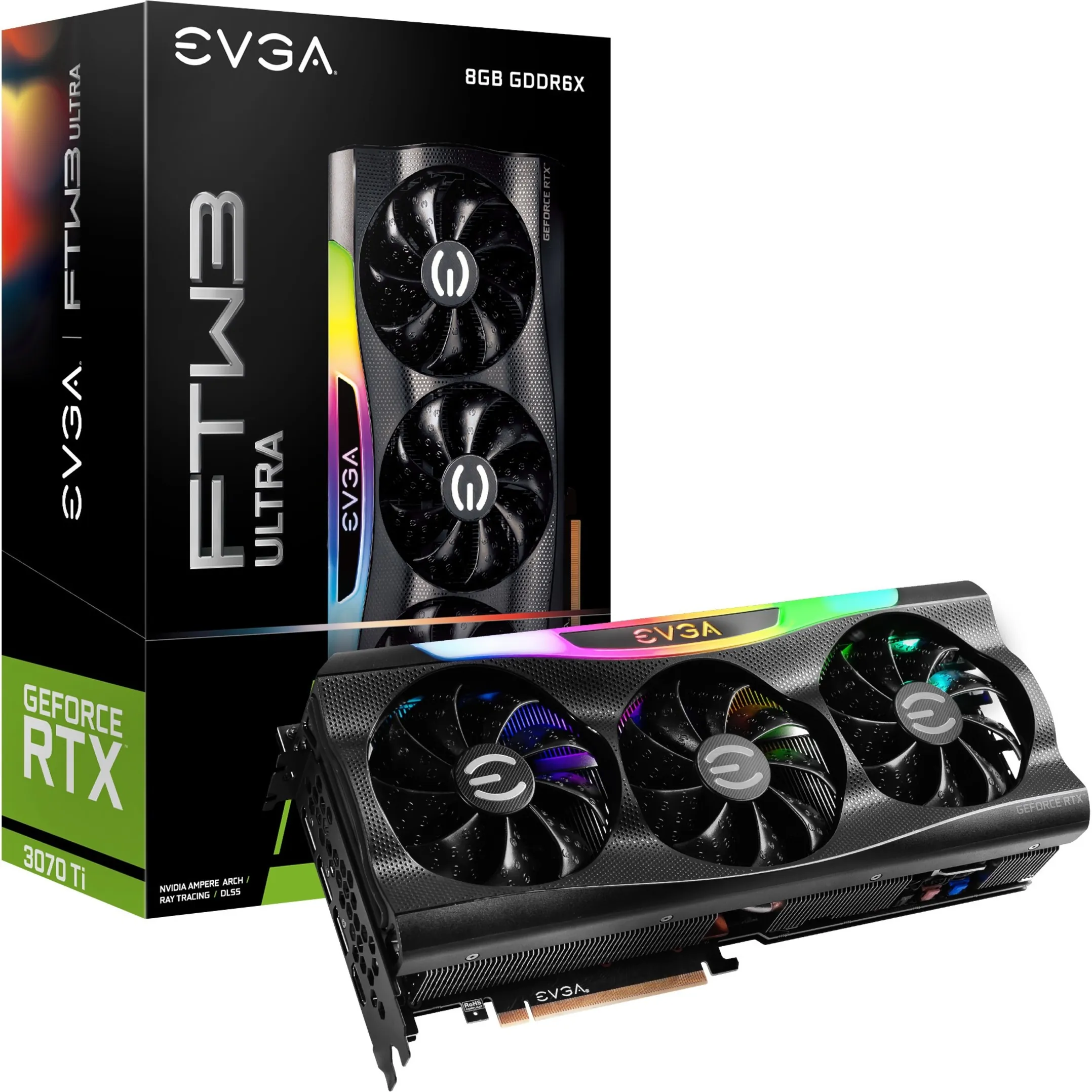 Evga 08G-P5-3797-KL Geforce Rtx 3070 Ti Ftw3